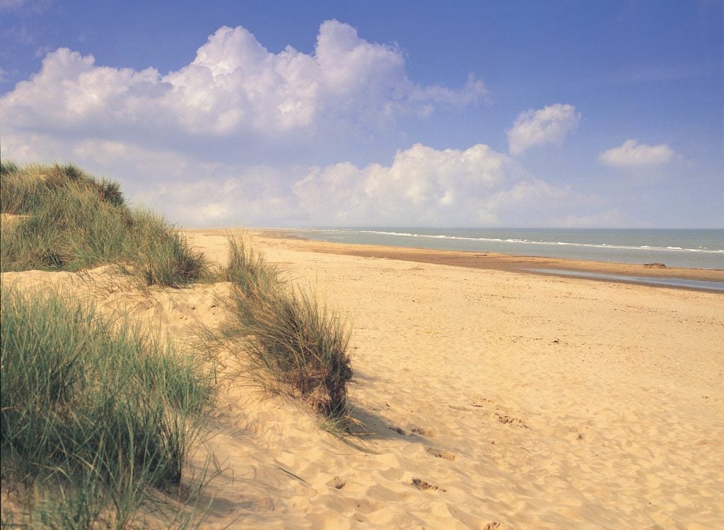 Mablethorpe quiet beach